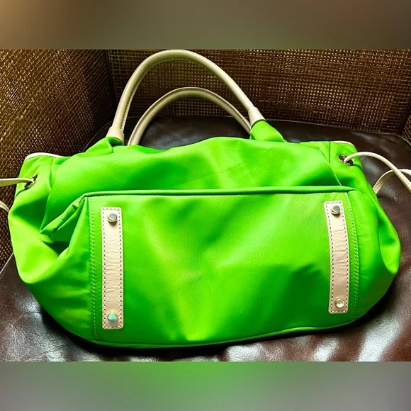 Kate Spade Green Tote - Looks New! Incredible Piece With No Signs Of Wear! - Picture 11 of 13